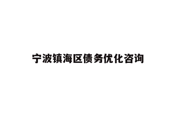 详细阅读:宁波镇海区债务优化咨询 宁波镇海区债务优化咨询