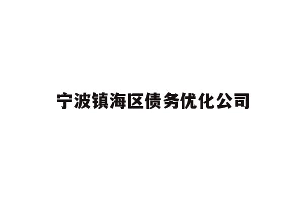详细阅读:宁波镇海区债务优化公司 宁波镇海区债务优化公司