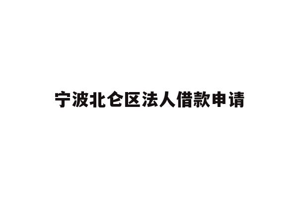详细阅读:宁波北仑区法人借款申请 宁波北仑区法人借款申请